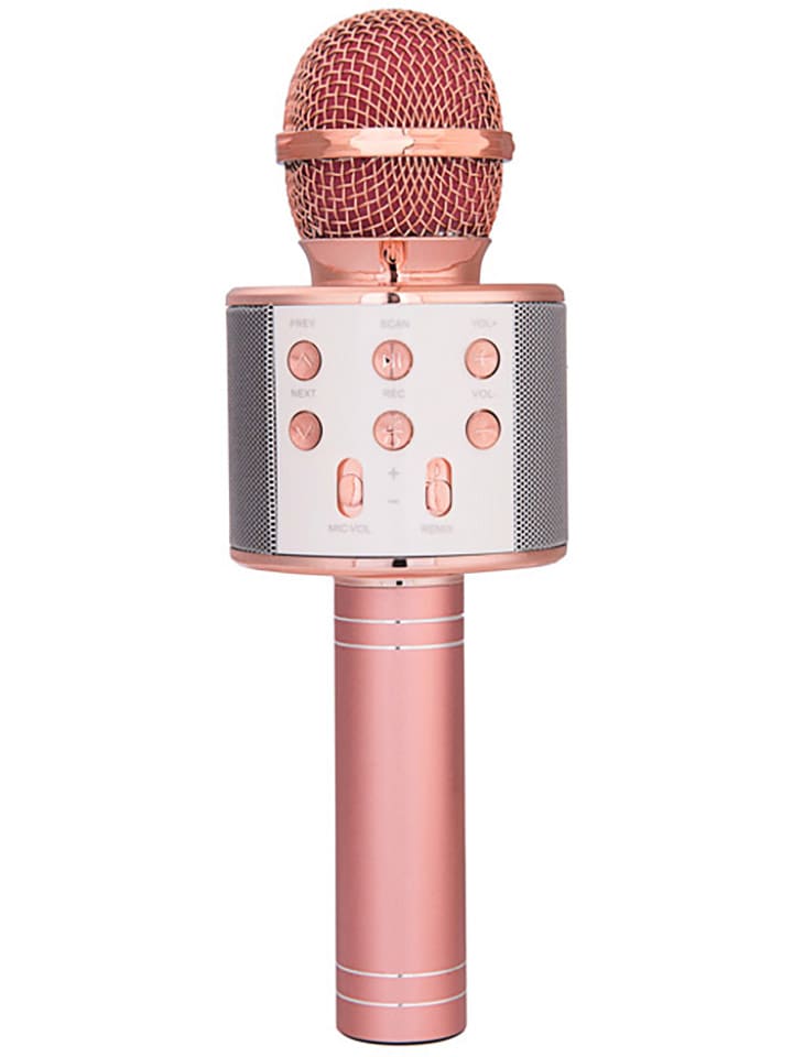 Techkidz Mikrofon karaoke w kolorze różowym rozmiar: onesize