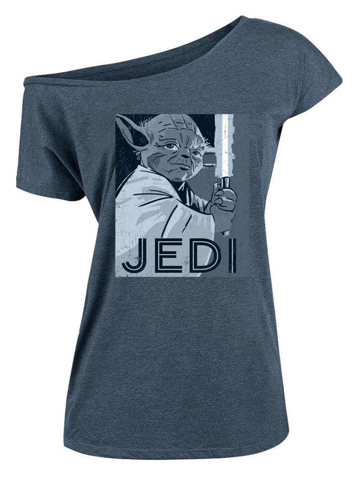 Nastrovje Potsdam Koszulka "Star Wars Jedi" w kolorze niebieskim rozmiar: XL