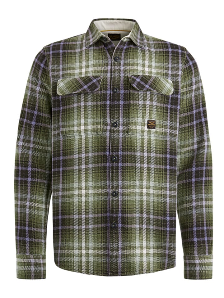 PME Legend Koszula w kolorze zielono-fioletowym rozmiar: L