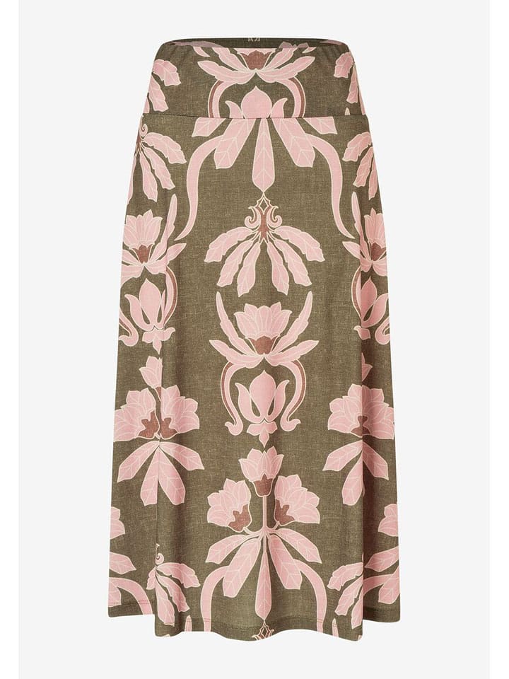 More & More Spódnica w kolorze oliwkowo-jasnoróżowym rozmiar: 36