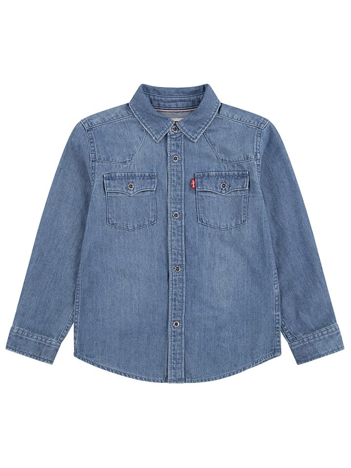 Levi's Kids Koszula dżinsowa w kolorze niebieskim rozmiar: 92