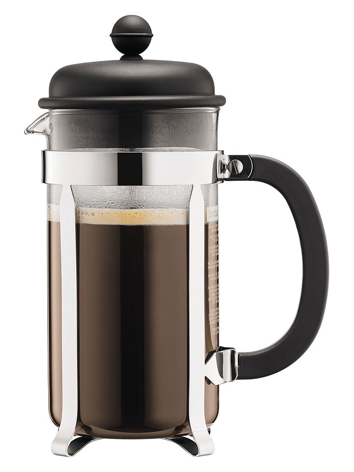 bodum Zaparzacz "Caffettiera'' w kolorze srebrno-czarnym - 1 l rozmiar: onesize