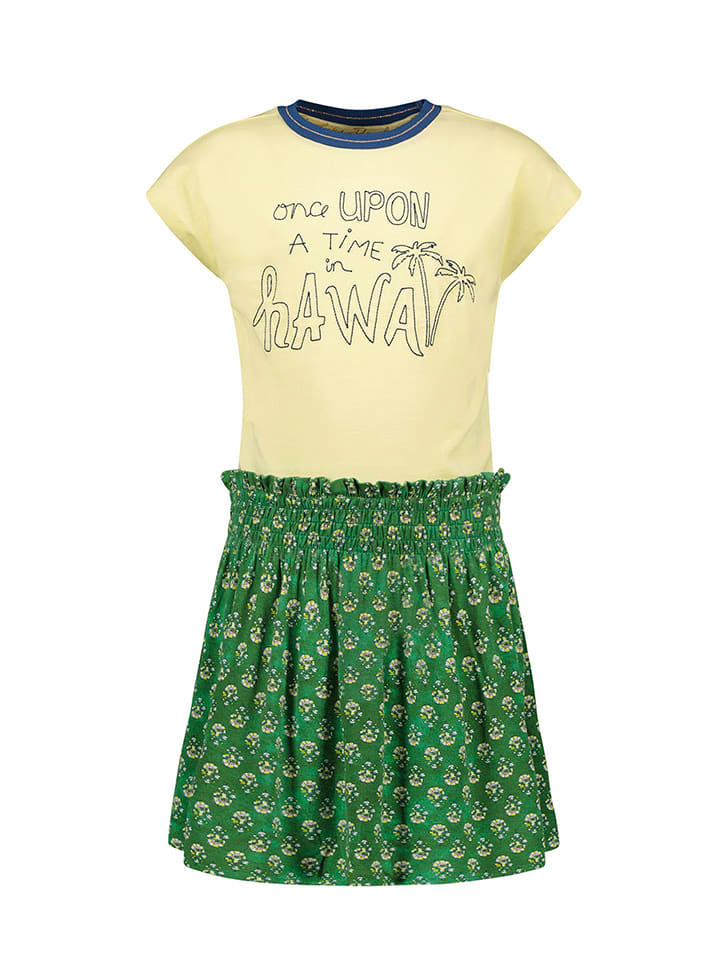 Like Flo Sukienka w kolorze żółto-zielonym rozmiar: 140