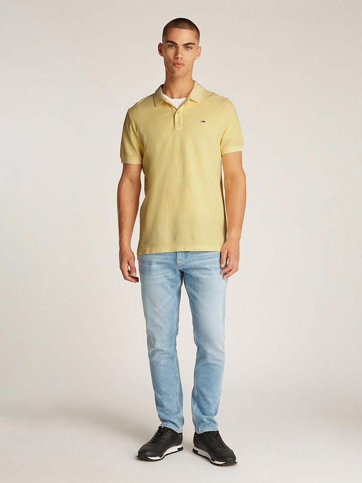 TOMMY JEANS Koszulka polo w kolorze beżowym rozmiar: XXL