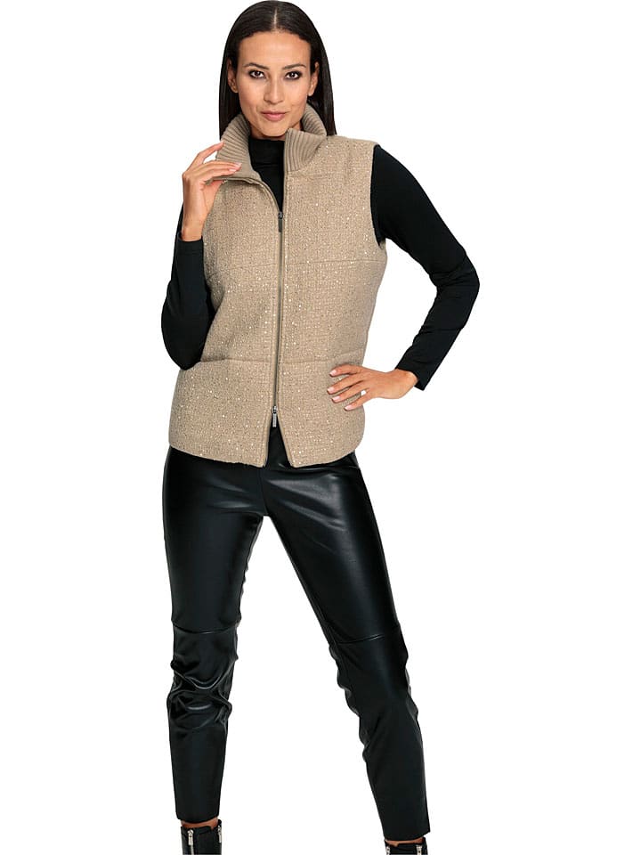 Heine Kamizelka w kolorze beżowym rozmiar: 48