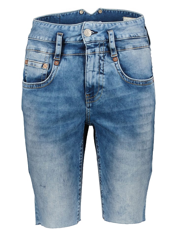 Herrlicher Bermudy dżinsowe w kolorze niebieskim rozmiar: W27