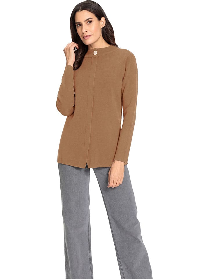 WITT WEIDEN Sweter w kolorze jasnobrązowym rozmiar: 38