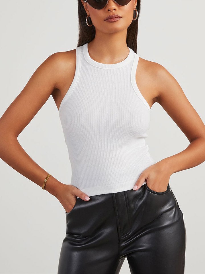 Milan Kiss Top w kolorze białym rozmiar: XL