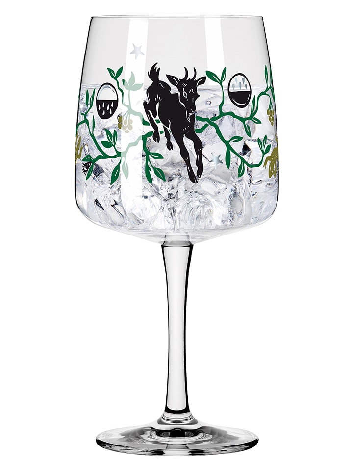 RITZENHOFF Kieliszek w kolorze czarno-zielonym - 700 ml rozmiar: onesize