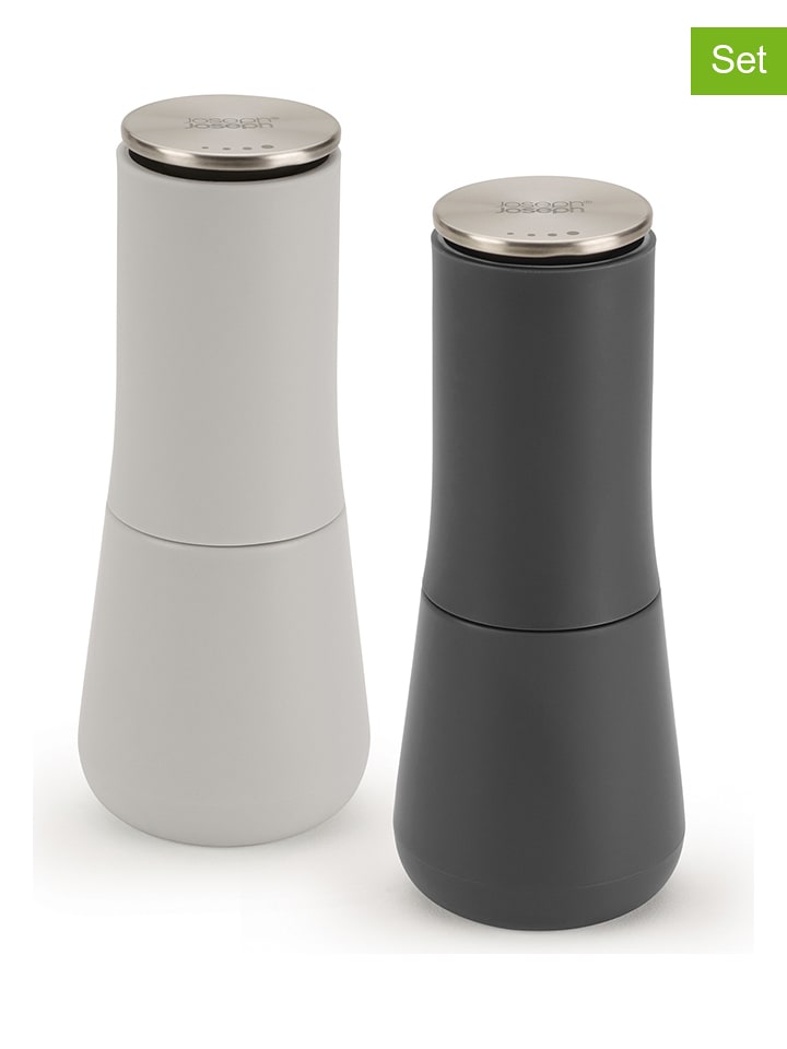 JosephJoseph 2-częściowy zestaw w kolorze szarym - wys. 16.9 cm rozmiar: onesize