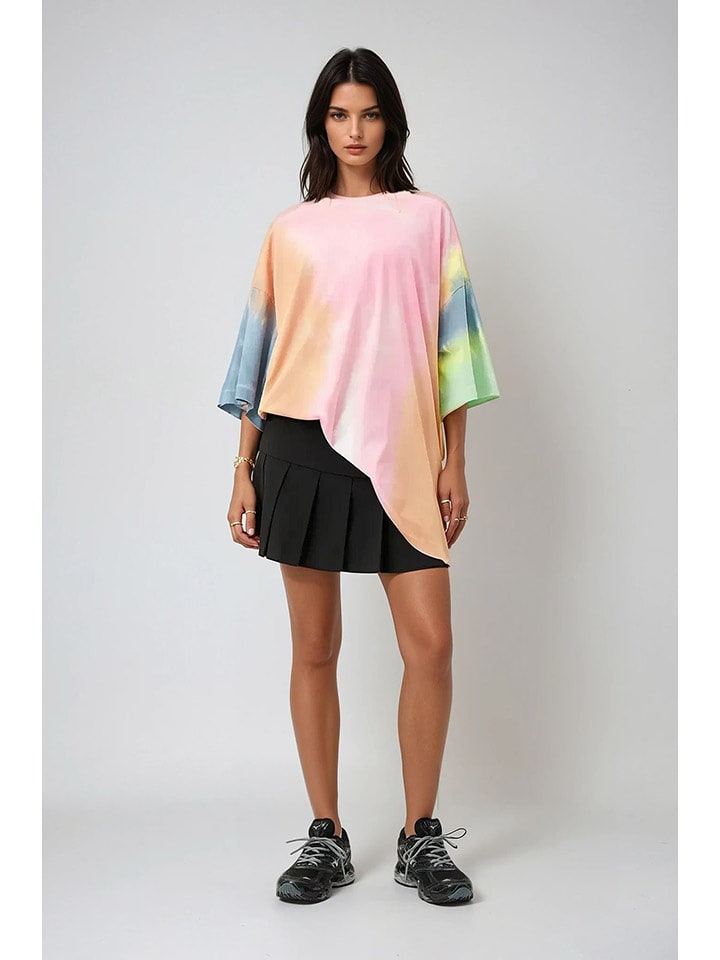 Weekday Koszulka w kolorze jasnoróżowym ze wzorem rozmiar: M