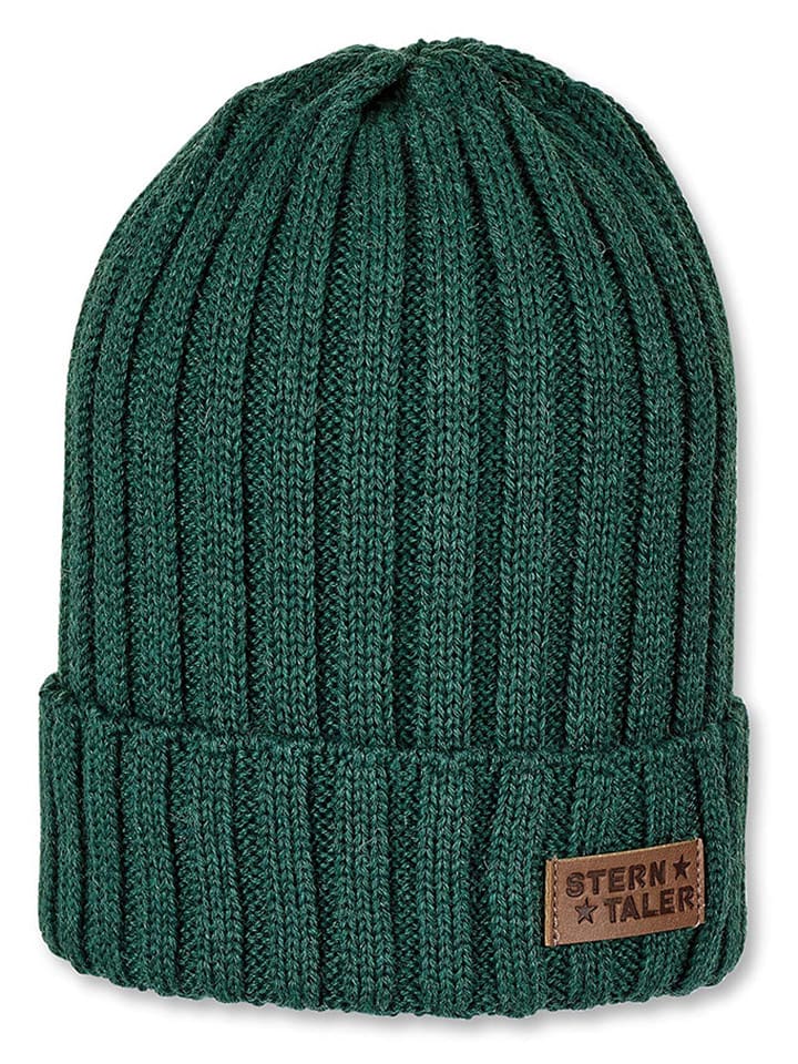 Sterntaler Wełniana czapka w kolorze zielonym rozmiar: 49 cm
