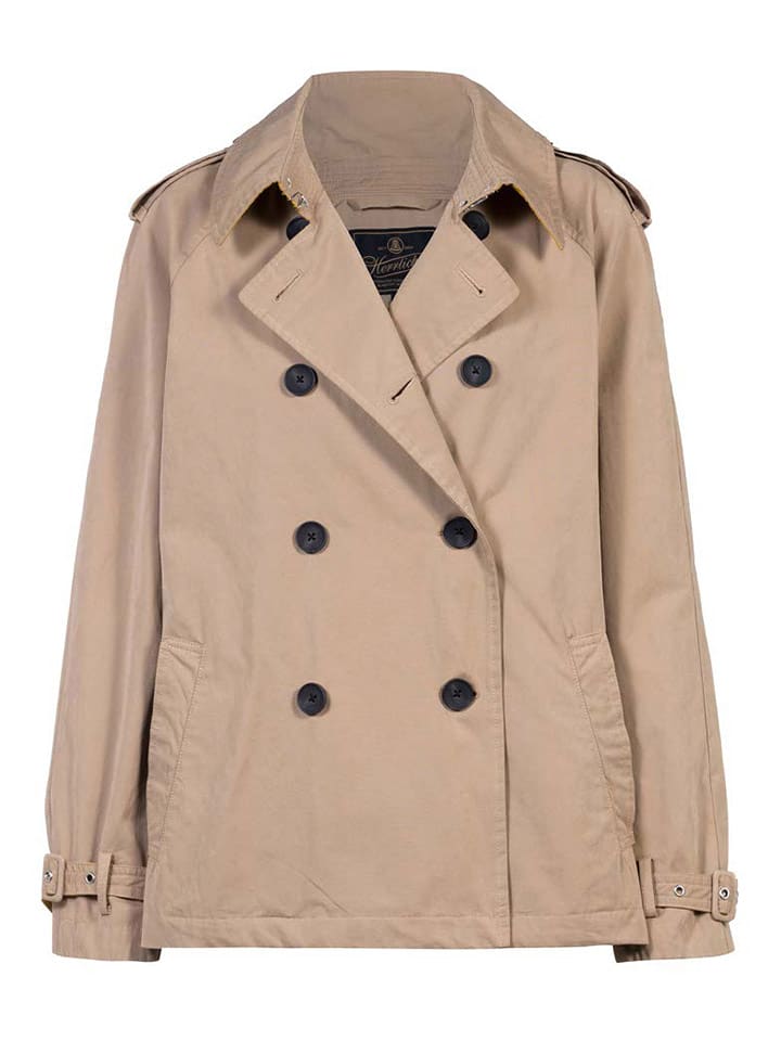 Herrlicher Trencz w kolorze beżowym rozmiar: M