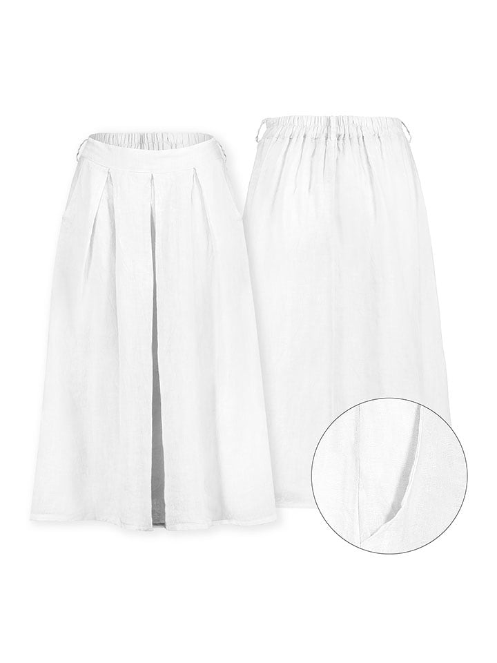 Eight2Nine Spódnica w kolorze białym rozmiar: L/XL