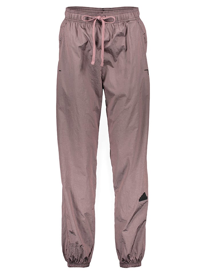 adidas Spodnie sportowe w kolorze jasnobrązowym rozmiar: M