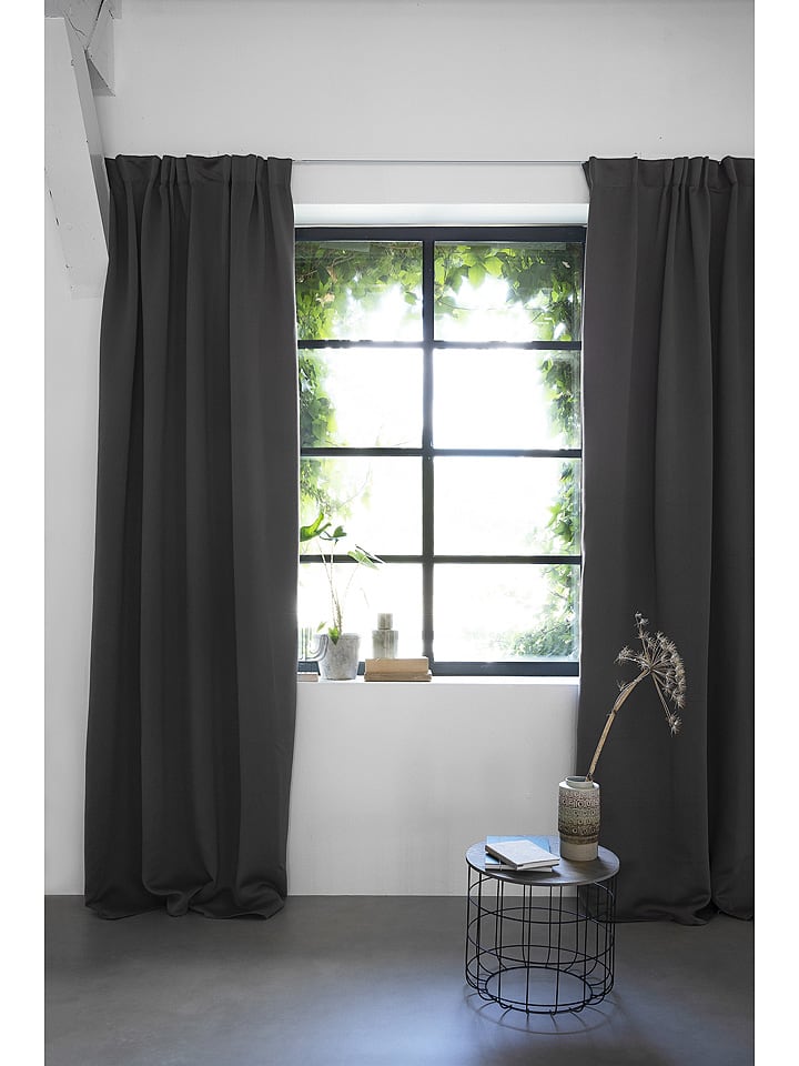 Lifa Living Zasłona w kolorze antracytowym rozmiar: 250x300 cm
