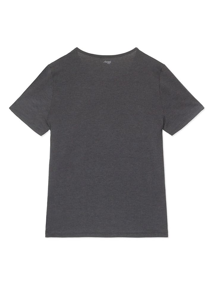 Sloggi Koszulka w kolorze antracytowym rozmiar: M