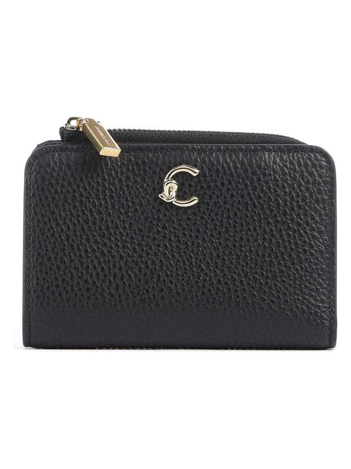 COCCINELLE Skórzany portfel w kolorze czarnym - 13 x 9 cm rozmiar: onesize