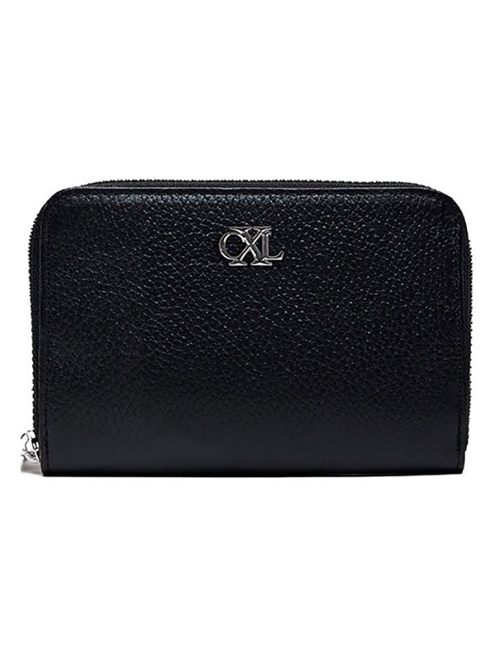 CXL by Christian Lacroix Skórzany portfel "Tuilerie" w kolorze czarnym - 12 x 10 x 2 cm rozmiar: onesize