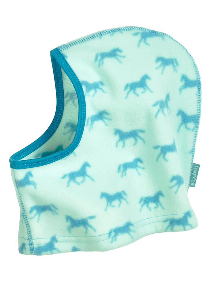 Playshoes Kominiarka polarowa w kolorze turkusowym rozmiar: onesize