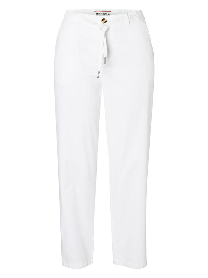 Timezone Spodnie w kolorze białym rozmiar: W30