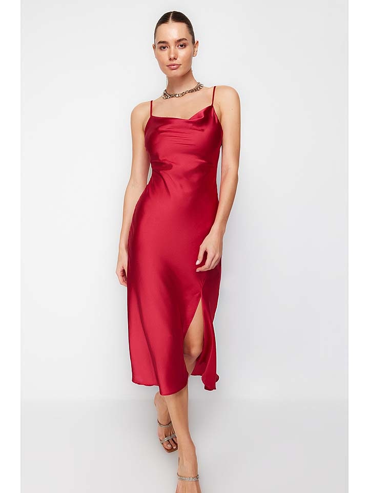 trendyol Sukienka w kolorze czerwonym rozmiar: 34