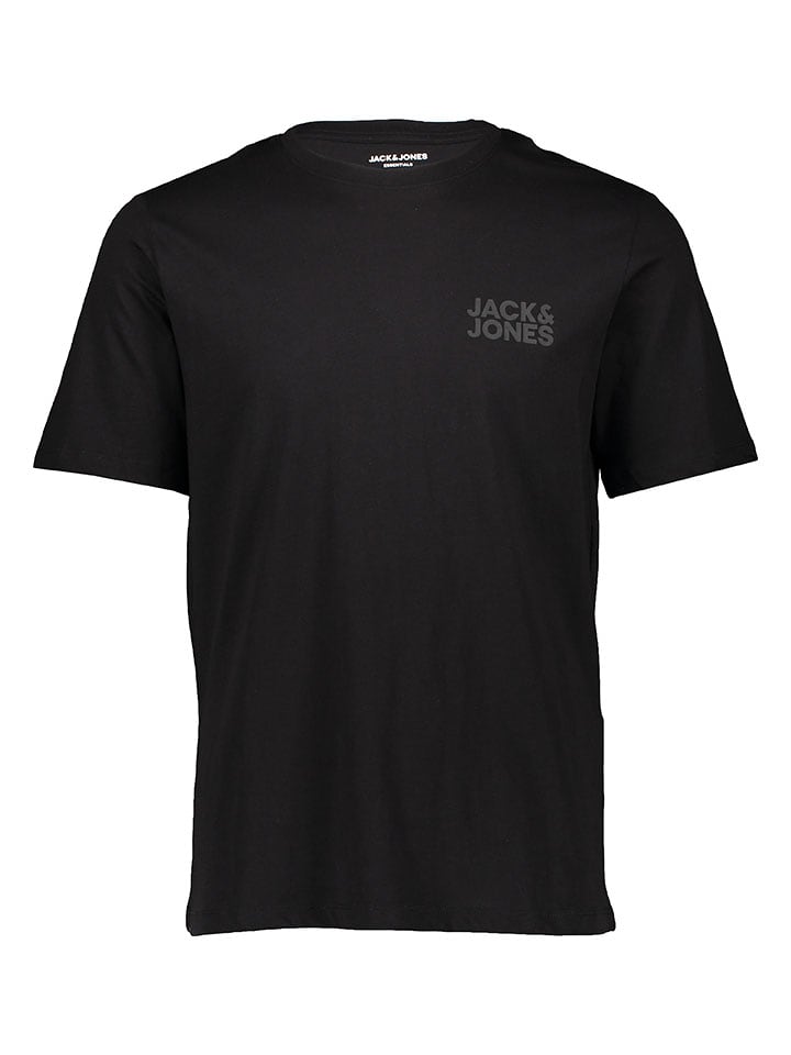 Jack & Jones Koszulka w kolorze czarnym rozmiar: L