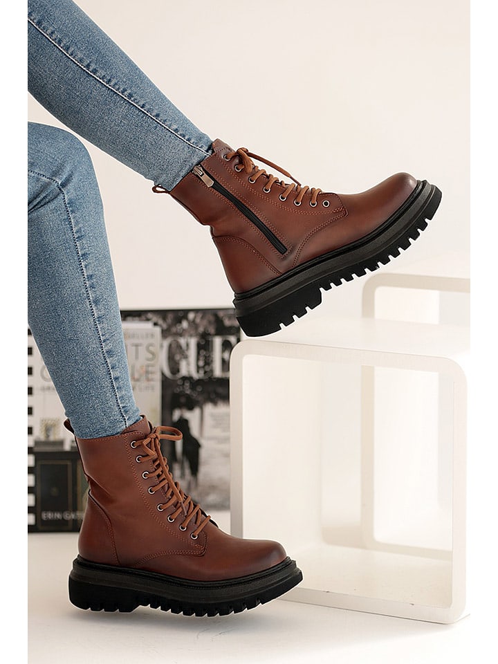 Gerois Botki w kolorze brązowym rozmiar: 38