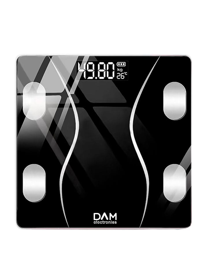 DAM Waga osobowa w kolorze czarnym rozmiar: onesize