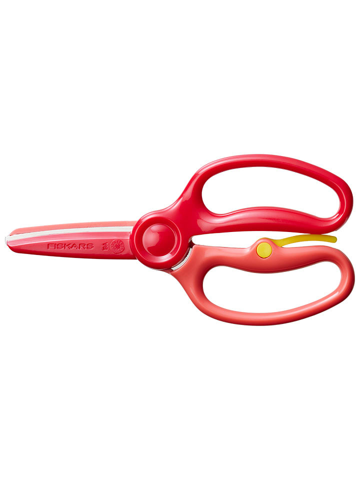 Fiskars Nożyczki w kolorze czerwonym do ćwiczeń - 3+ rozmiar: onesize