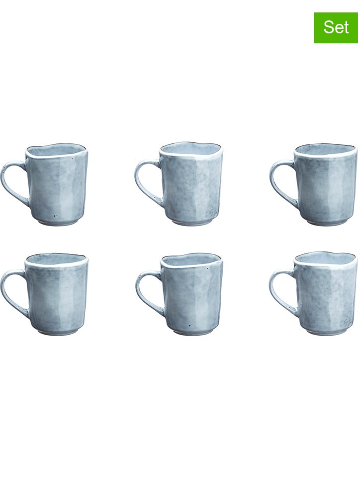 Björn Kubki jumbo (6 szt.) "Cloud" w kolorze szaroniebieskim - 400 ml rozmiar: onesize