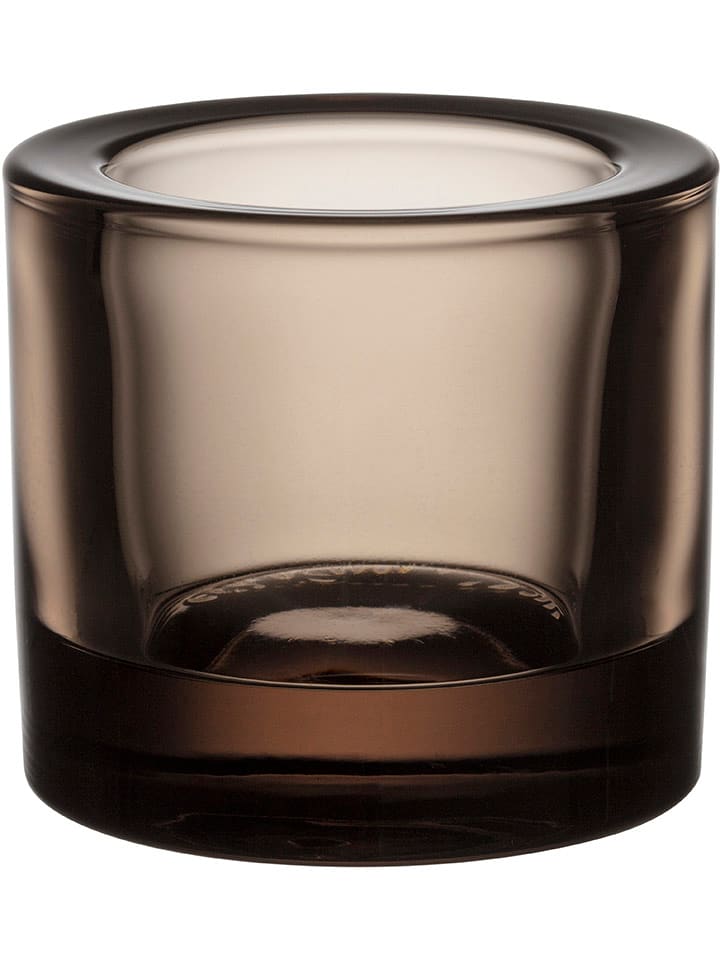 iittala Świecznik "Kivi" w kolorze beżowym - Ø 6 cm rozmiar: onesize