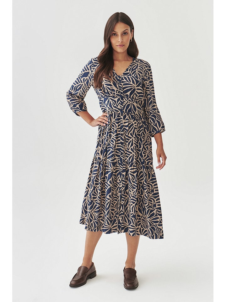 TATUUM Sukienka w kolorze granatowo-kremowym rozmiar: 44