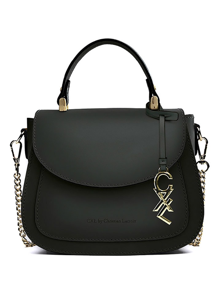 CXL by Christian Lacroix Skórzana torebka w kolorze czarnym - 23 x 20 x 11 cm rozmiar: onesize