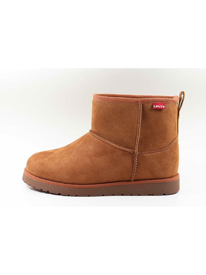 Levi´s Botki zimowe "New Wave" w kolorze jasnobrązowym rozmiar: 38
