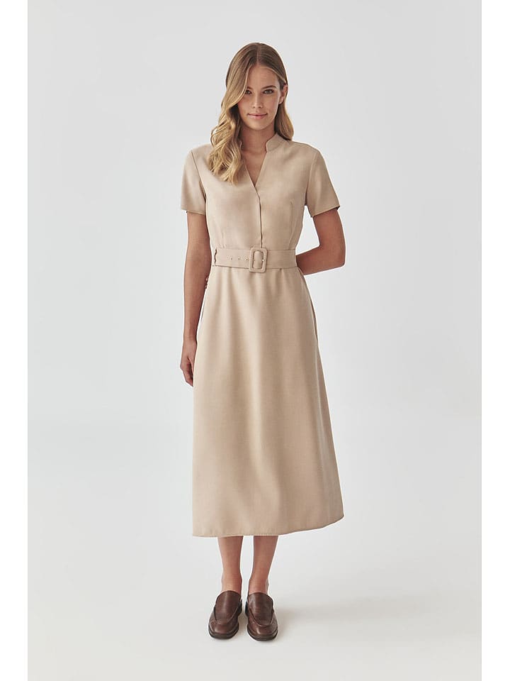 TATUUM Sukienka w kolorze beżowym rozmiar: 40