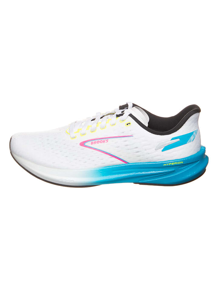 Brooks Buty "Hyperion" w kolorze biało-niebieskim do biegania rozmiar: 40