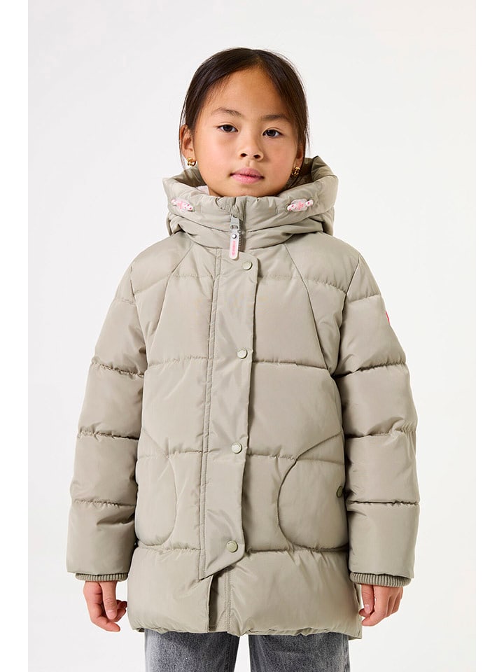 Garcia Płaszcz pikowany w kolorze khaki rozmiar: 128/134