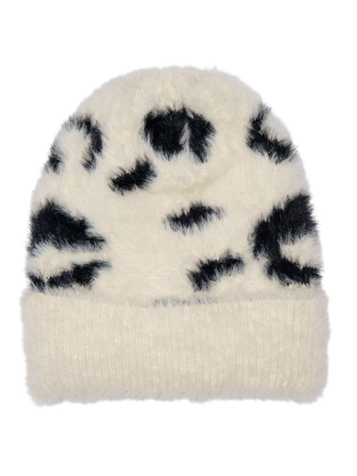 ONLY Czapka w kolorze kremowo-czarnym rozmiar: onesize