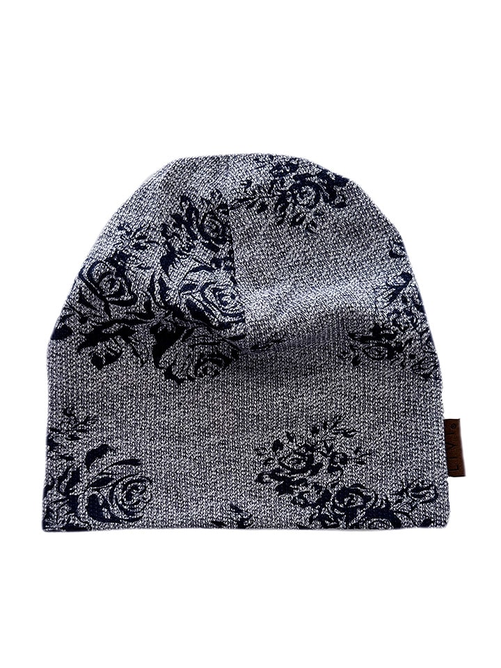 LiVi Czapka beanie "Marine" w kolorze szarym rozmiar: 48-52 cm