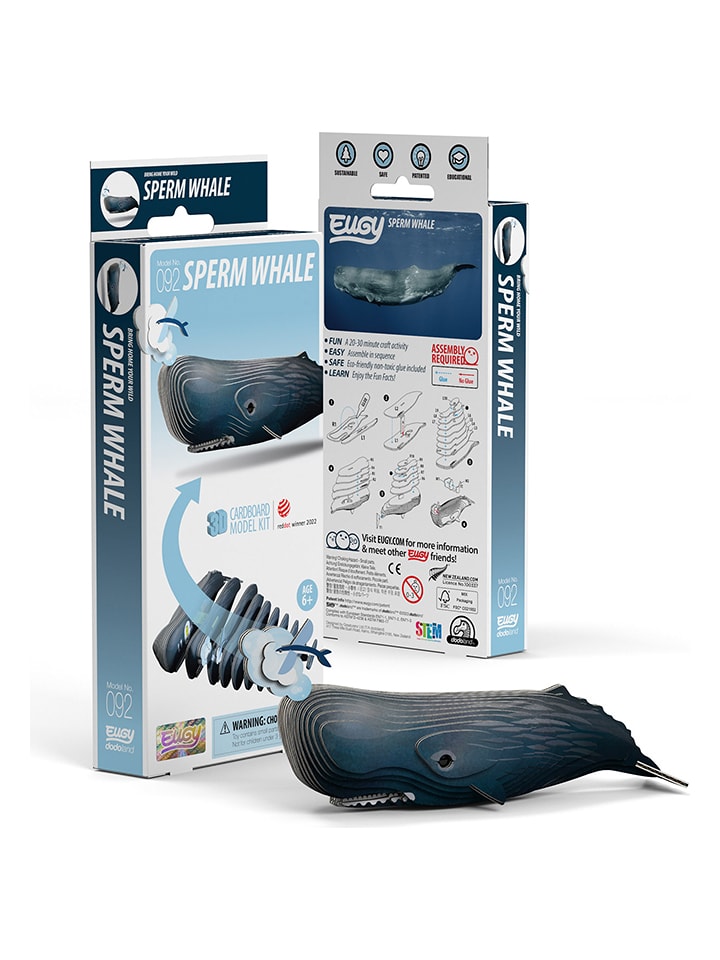 Eugy Zestaw 3D do majsterkowania "Pottwal" - 6+ rozmiar: onesize