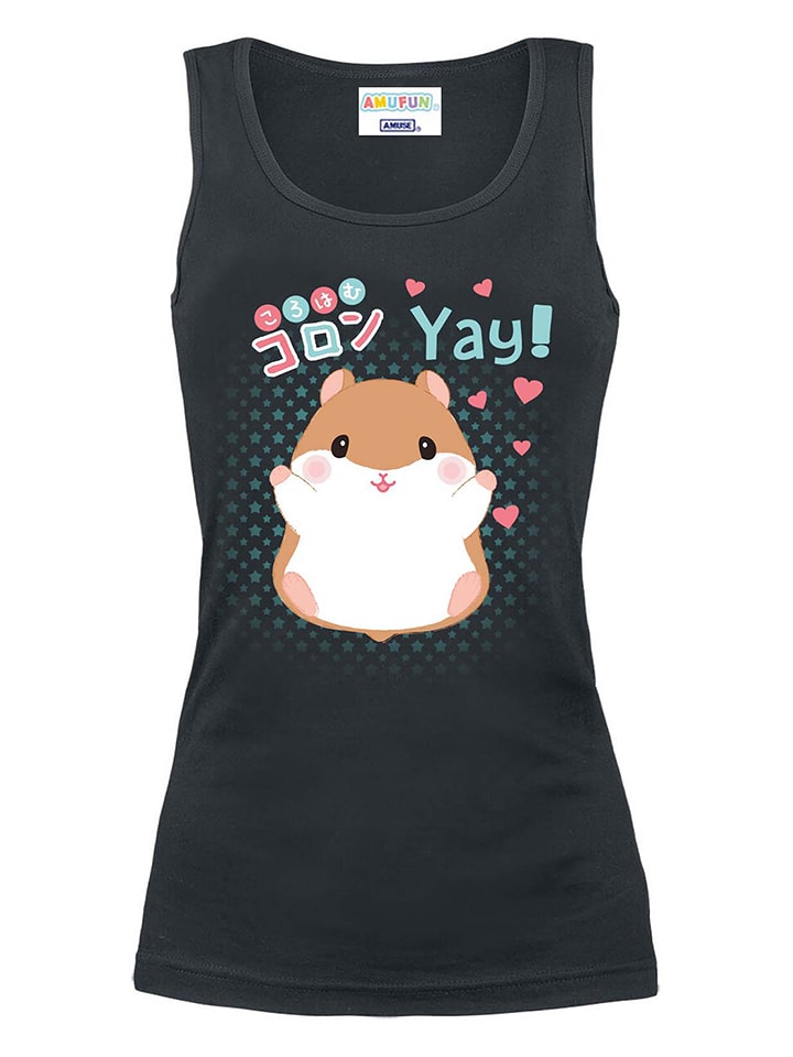 Nastrovje Potsdam Top w kolorze czarnym rozmiar: M