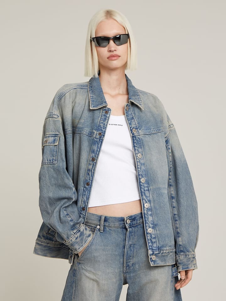 G-Star Kurtka dżinsowa w kolorze błękitnym rozmiar: M