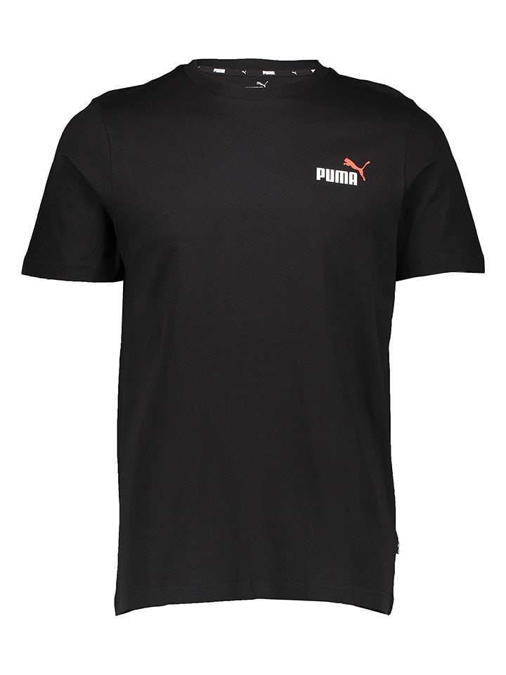 Puma Koszulka "Essentials+" w kolorze czarnym rozmiar: L