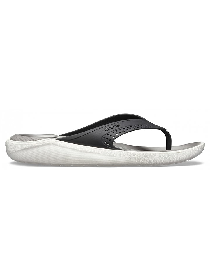 Crocs Japonki "LiteRide" w kolorze szarym rozmiar: 43/44