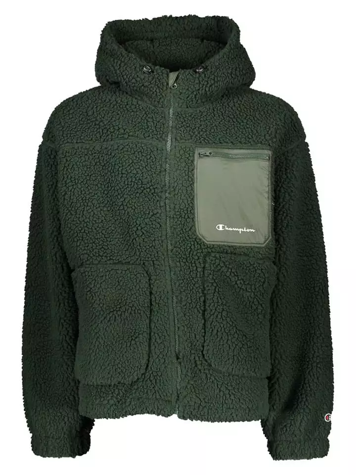 Champion Kurtka polarowa w kolorze ciemnozielonym rozmiar: S