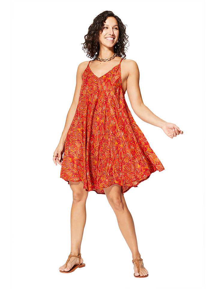 Aller Simplement Sukienka w kolorze pomarańczowym rozmiar: 38/40