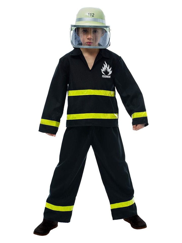 CHAKS 2-częściowy kostium "Fireman" w kolorze granatowym rozmiar: 98/104