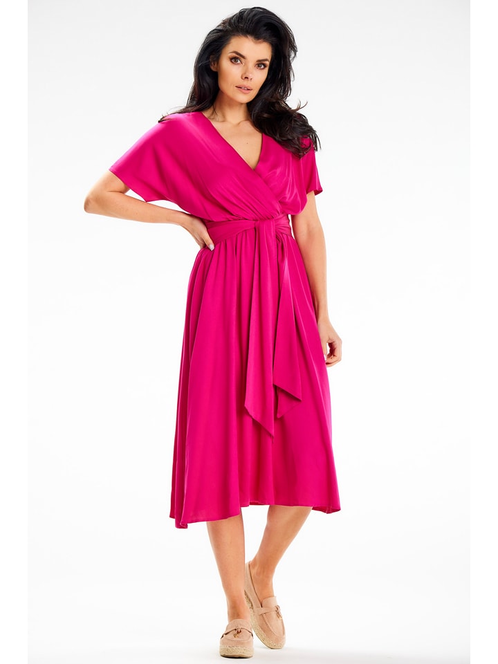 Awama Sukienka w kolorze różowym rozmiar: M