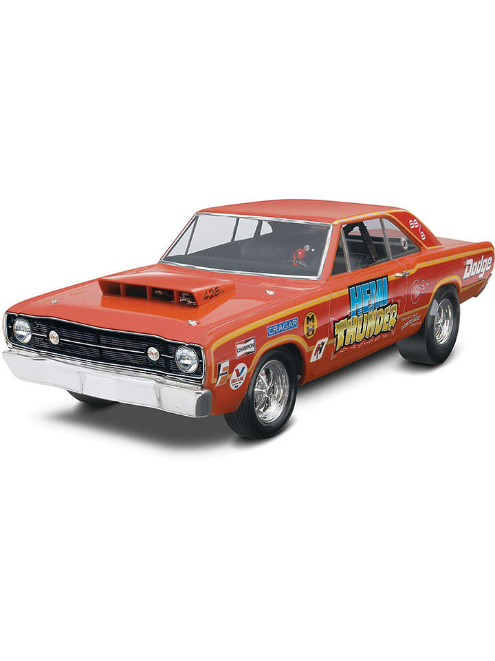 Revell Model "1968 Hemi Dart 2'n1" w kolorze pomarańczowym do złożenia - 13+ rozmiar: onesize